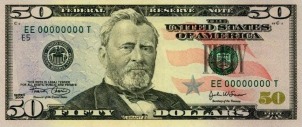 50 Dollar Bill Image